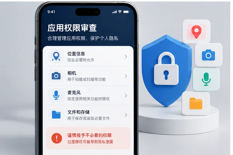 手机应用权限审查界面